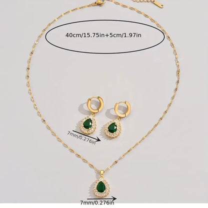 Rheya Lysandelle smyckesset | Guld