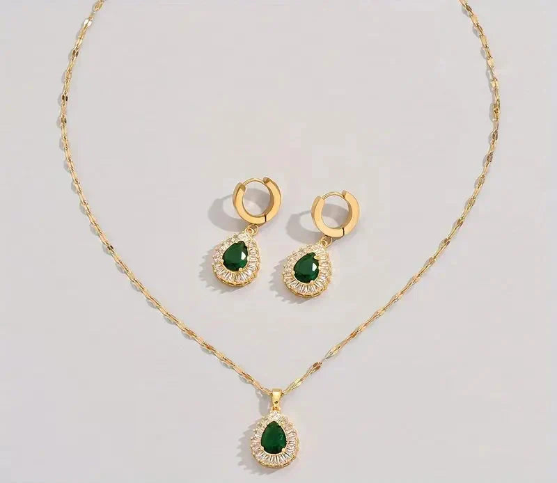 Rheya Lysandelle smyckesset | Guld