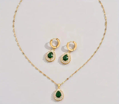 Rheya Lysandelle smyckesset | Guld