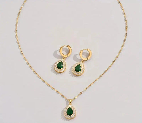 Rheya Lysandelle smyckesset | Guld