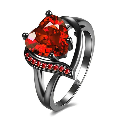 Calindra Rosethorne-ring | Svart finish
