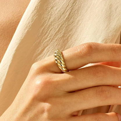 Croissantring | Guld