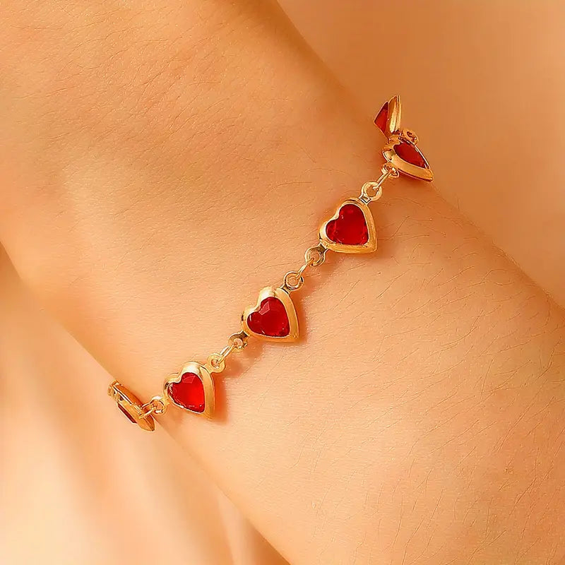 Ophelyra Garnetelle-armband | Guld