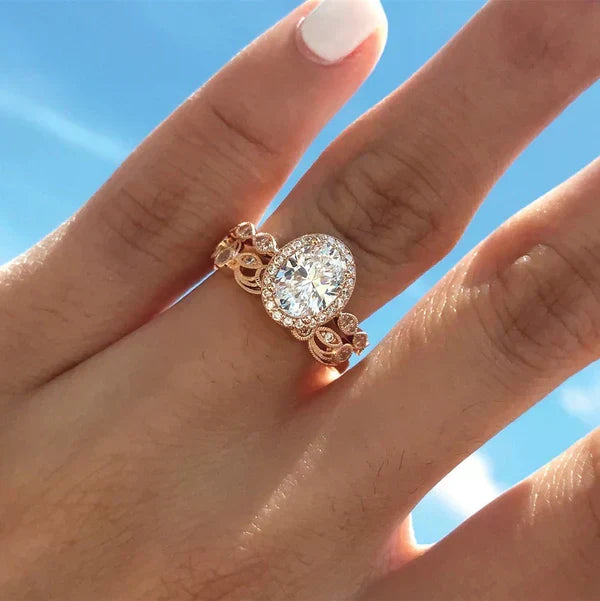 Adelina Corsaglia-ring | Roséguld