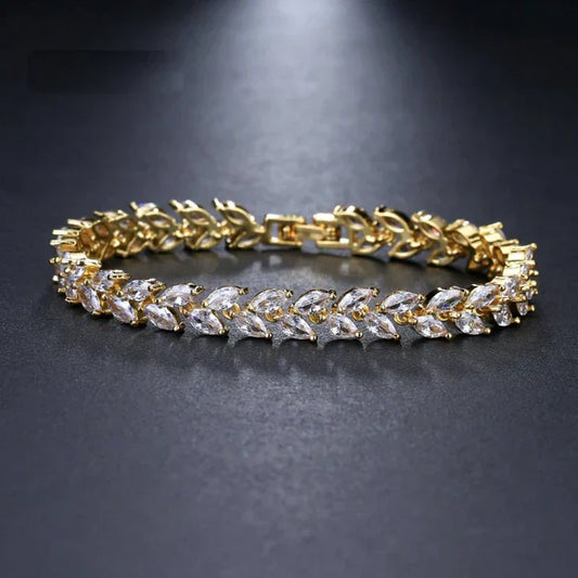 Nemorina Foliora-armband | Guld