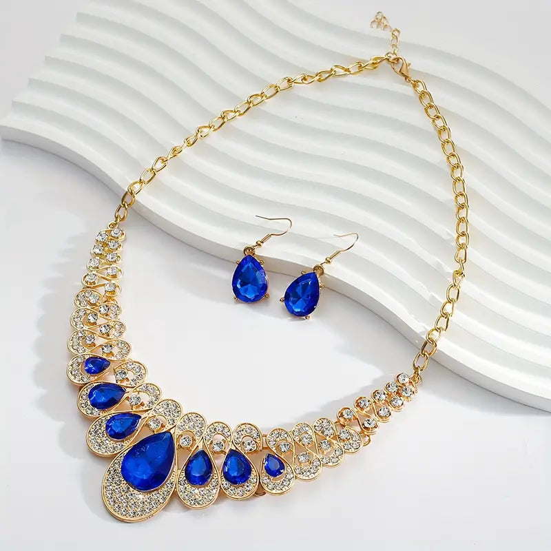 Maevina Zafiros smyckesset | Guld