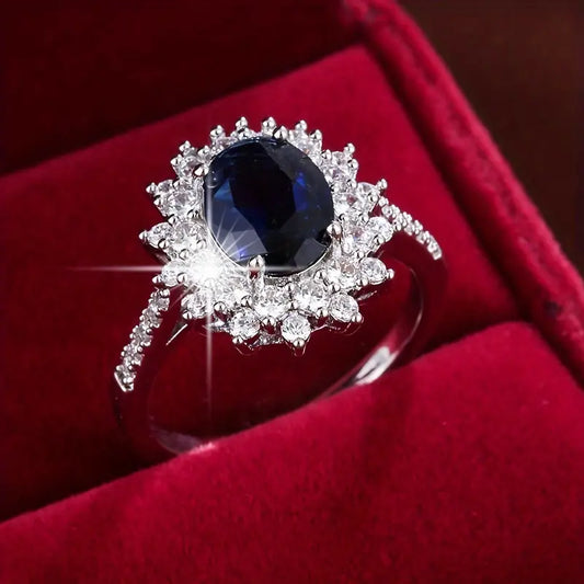 Vionne Saphirae-ring | Vitguld