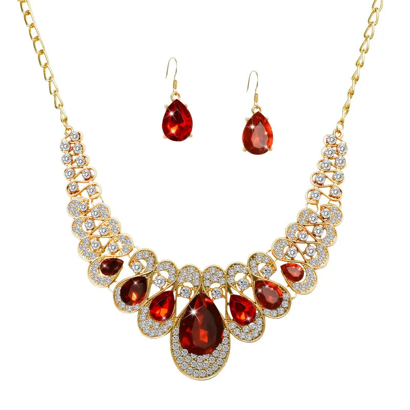 Maevina Crimselle smyckesset | Guld
