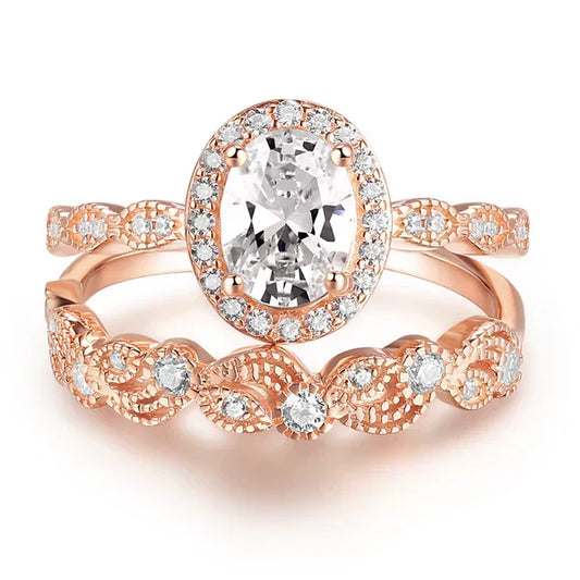 Adelina Corsaglia-ring | Roséguld