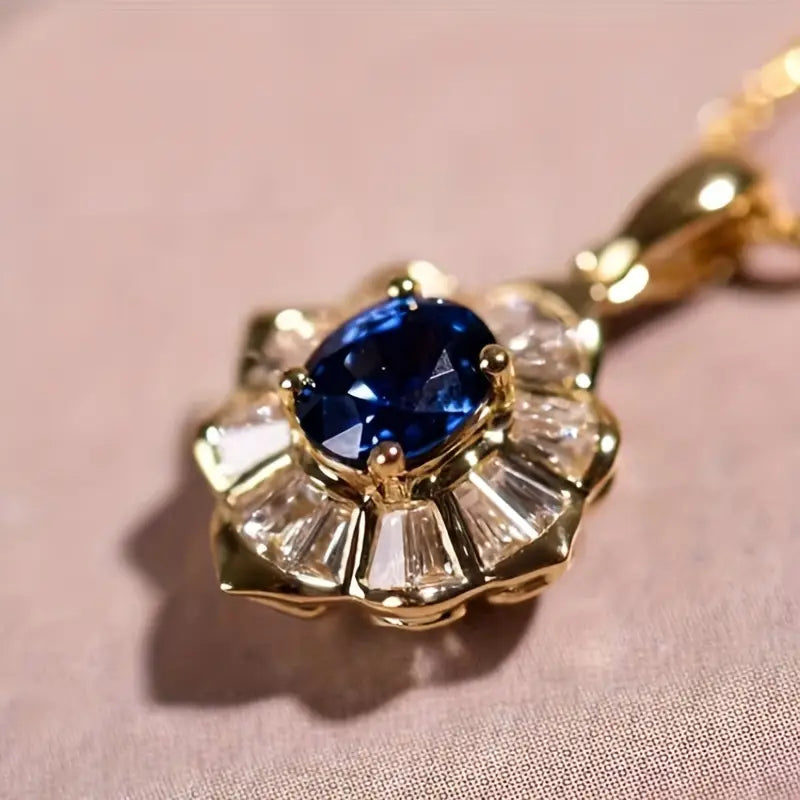 Kavella Noctazure-halsband | Guld