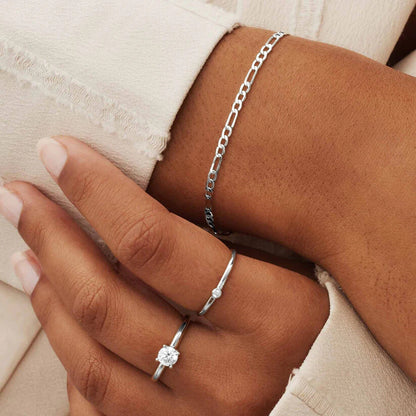Neris Alaine-armband | Vitguld
