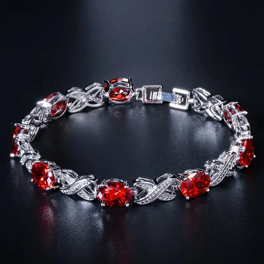 Alendra Flameaux-armband | Vitguld