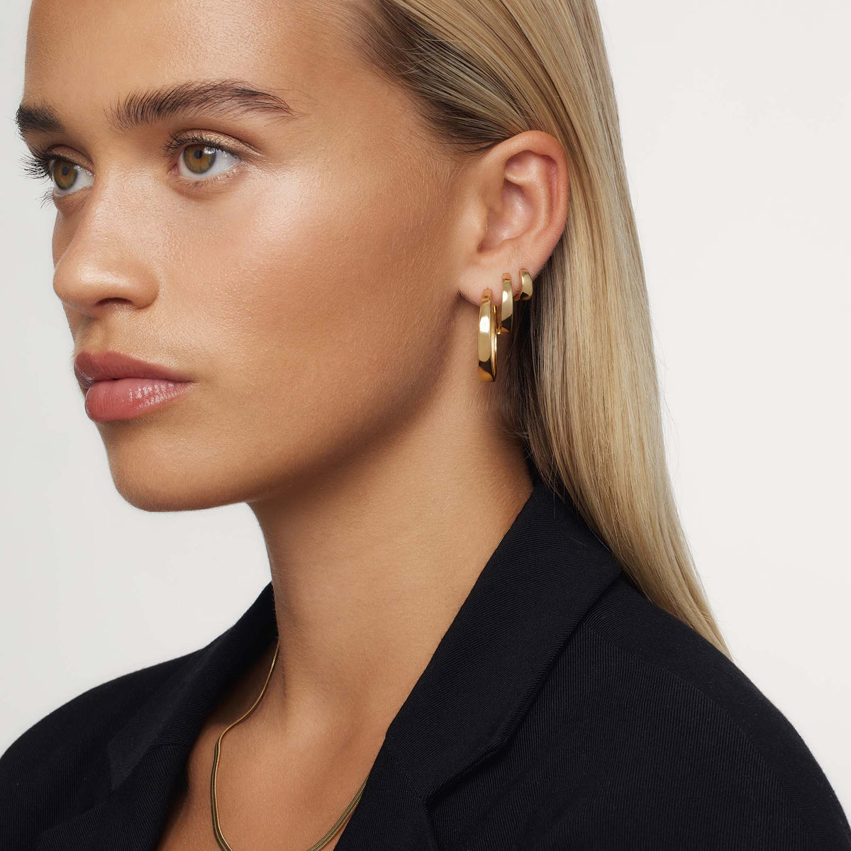 Gia Statement-örhängen | Guld