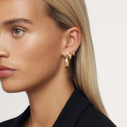 Gia Statement-örhängen | Guld