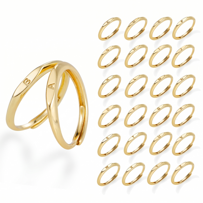 Elara bokstavsring | Guld
