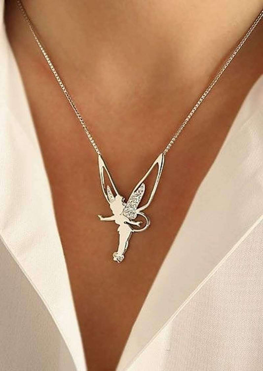Lucky Fairy-halsband | Vitguld