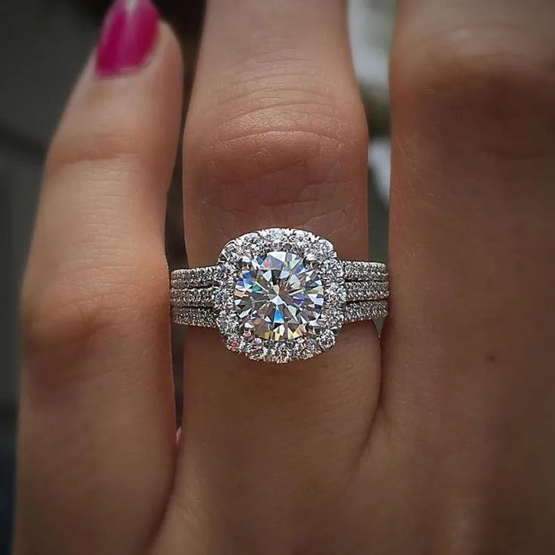 Clarinda Vellori-ring | Vitguld