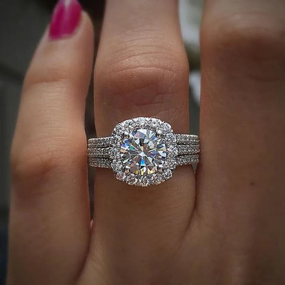 Clarinda Vellori-ring | Vitguld