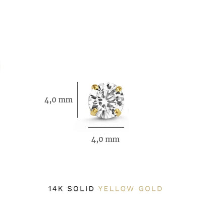 Dara Brillane Stone Earrings Set | Gold