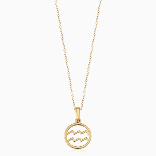 Stjärnteckenhalsband - Guld