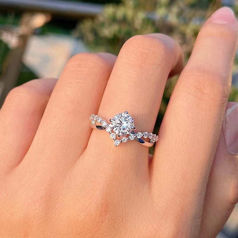 Celina Everhart-ring | Vitguld