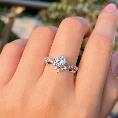 Celina Everhart-ring | Vitguld