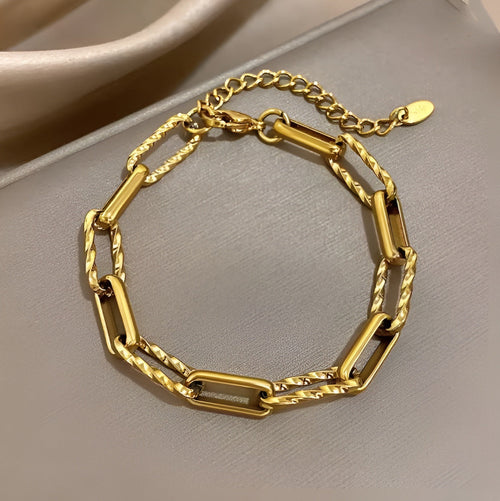 Chunky Link Lorielle-armband | Guld