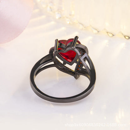 Calindra Rosethorne-ring | Svart finish