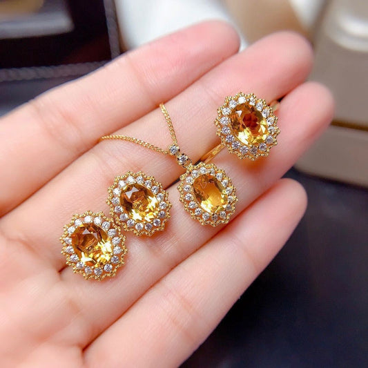 Solenne Vireya-set | Guld