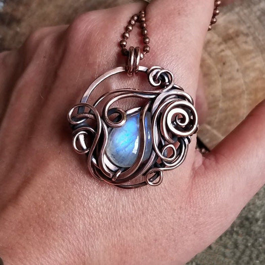 Eulalia Celestial Stone kopparhalsband