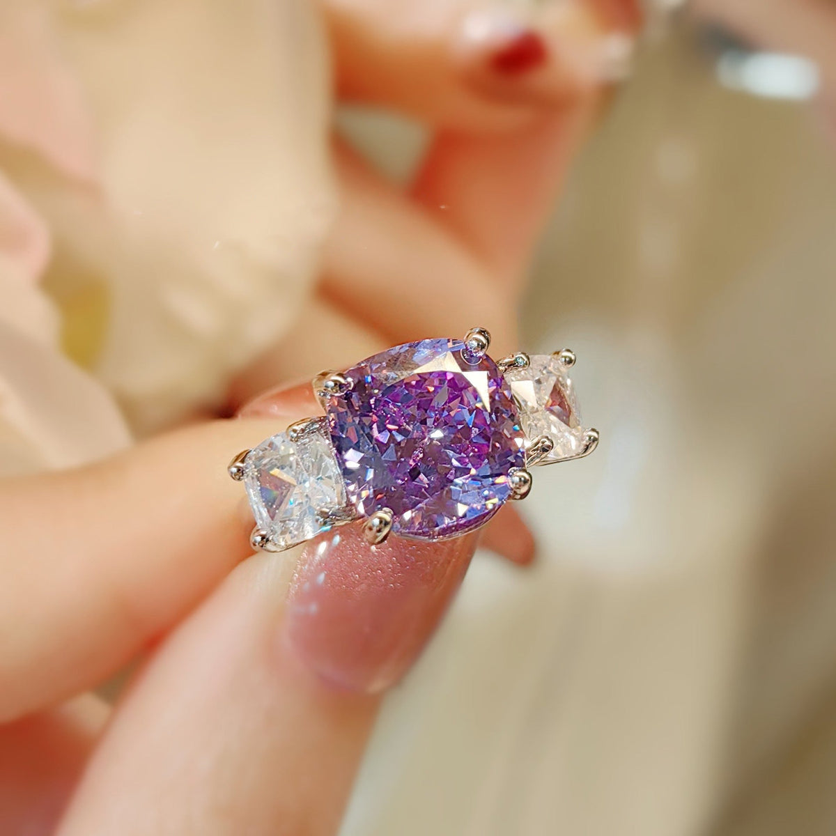 Adeline Violetta-set | Vitguld