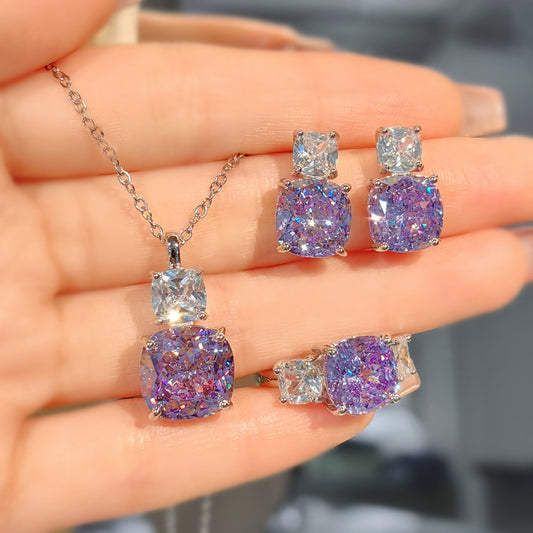 Adeline Violetta-set | Vitguld
