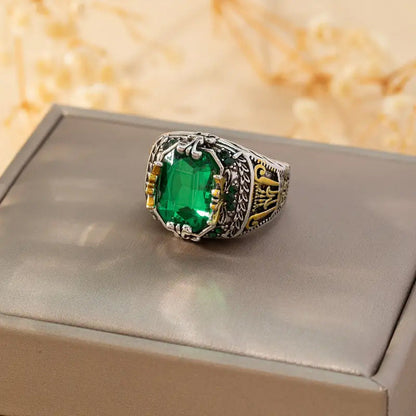 Klara Emerin-ring | Blandat guld