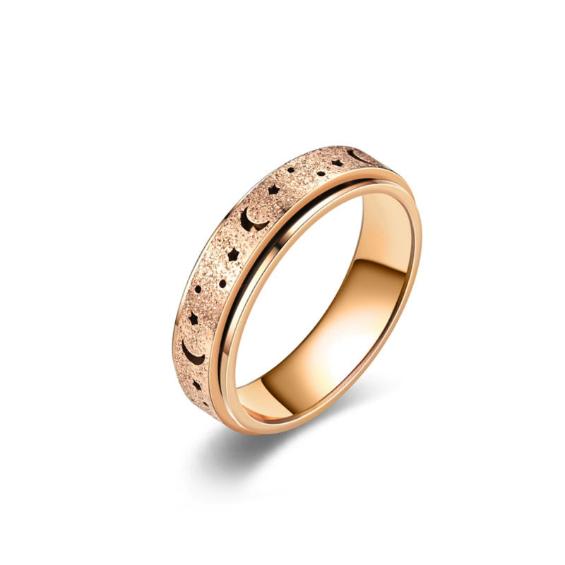 Atlas Night Sky-ring | Vitguld