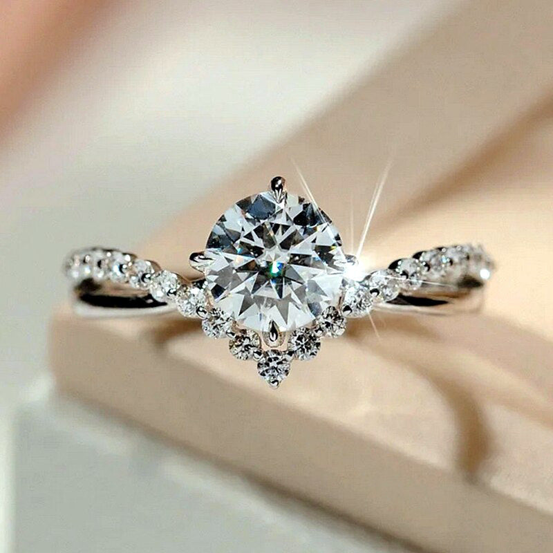Celina Everhart-ring | Vitguld