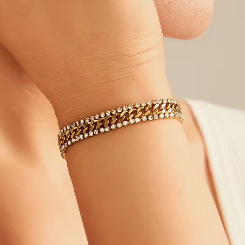 Vela-armband | Guld