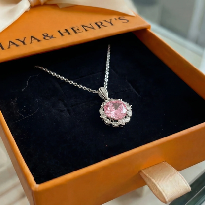 Rose Lotus Halo-halsband | Vitguld