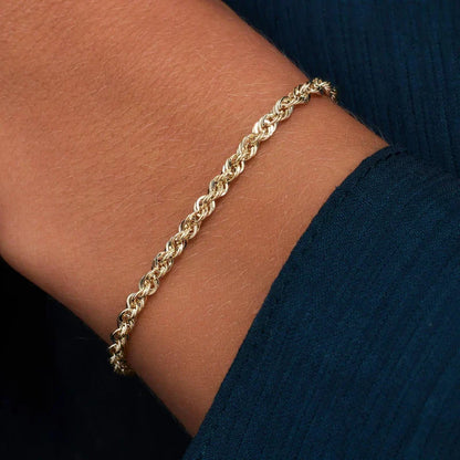 Twisted Chain-armband | Guld