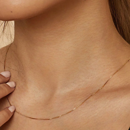 Bodega Box-halsband - Guld
