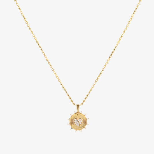 Sunray Love-halsband | Guld