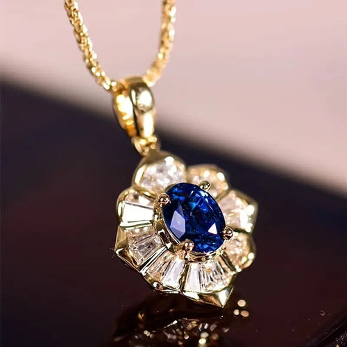 Kavella Noctazure-halsband | Guld