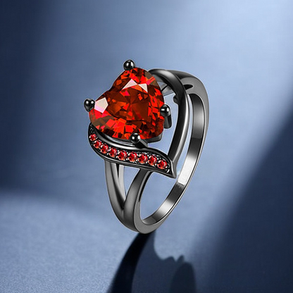 Calindra Rosethorne-ring | Svart finish