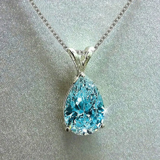 Ocean's Tear-halsband | Vitguld