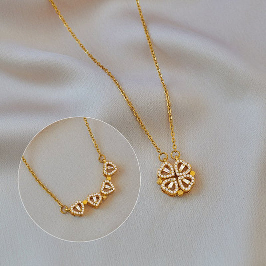 Amora Quadrifolia-halsband | Guld