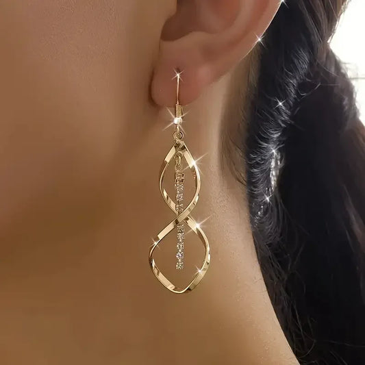 Sunbeam Spiral Earrings | Gold