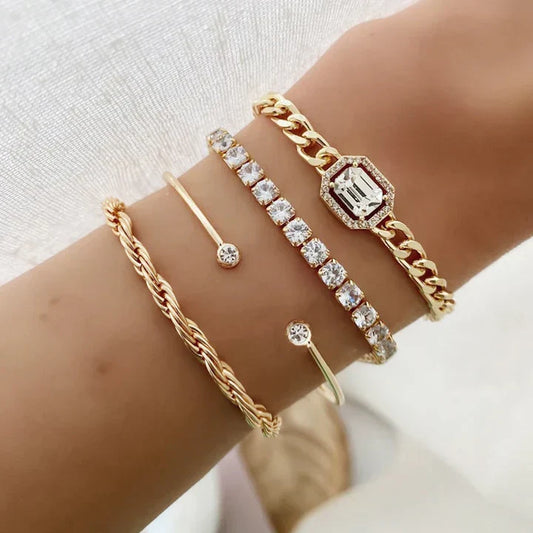 Domitia Calvina-armbandsset | Guld