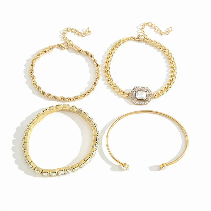 Domitia Calvina-armbandsset | Guld